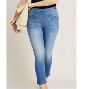 Anthropologie Pilcro and the Letterpress High Rise Denim Legging Size 31